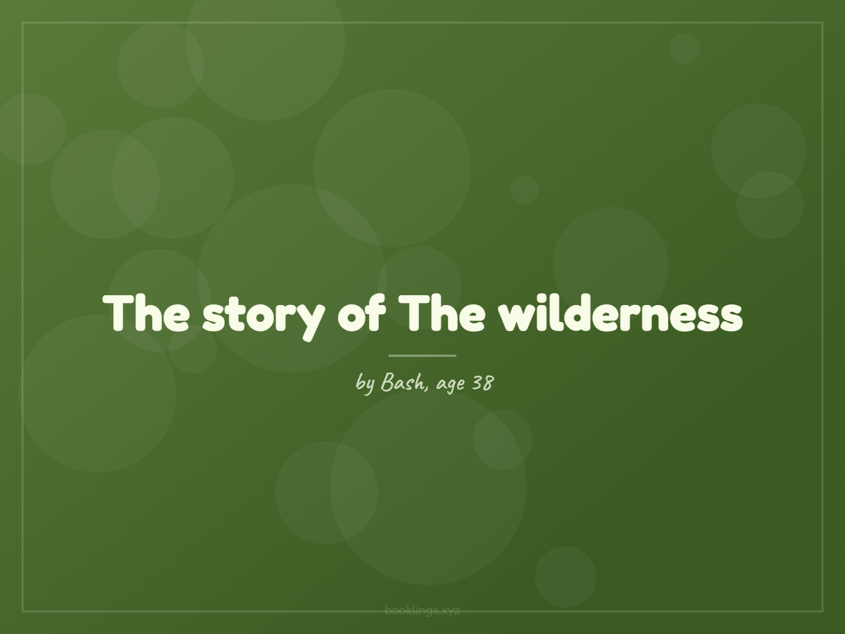 The story of The wilderness